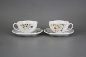 Cup low 0,18l with saucer Isabelle Flowering meadow Pattern B HBB