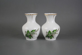 Vase 13,5cm Rokoko Lilies of valley GL LUX