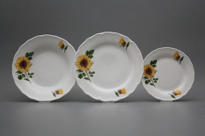 Plate set Verona Sunflowers 12-piece CBB