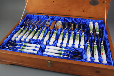 Set of cutlery Bohemia 1987 with box Spring 24-piece BB č.1