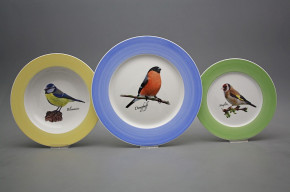 Plate set Nina Bird world 12-piece IMIX