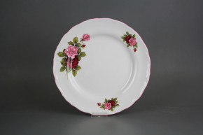 Flat plate 25cm Ofelia Elizabeth rose CRL