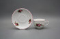 Tea cup 0,18l with saucer Ofelia Elizabeth rose CRL č.2