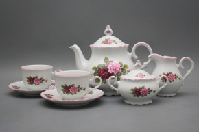 Tea set Ofelia Elizabeth rose 15-piece CRL