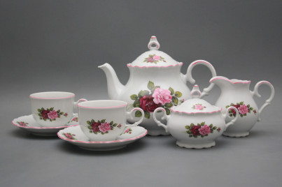 Tea set Ofelia Elizabeth rose 15-piece CRL č.1