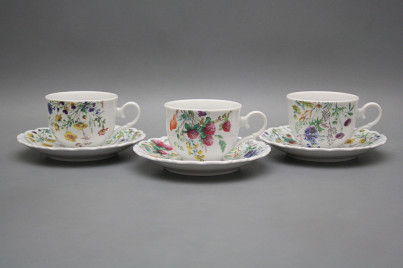 Tea cup 0,18l with saucer Ofelia Flowering meadow BB č.1