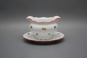 Sauceboat 0,4l with saucer Ofelia Sprays CL
