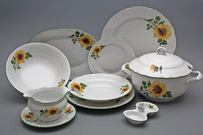 Dining set Ofelia Sunflowers 25-piece DZL č.1