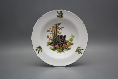 Deep plate 23cm Ofelia Wild boar GZL č.1