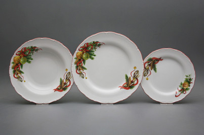Plate set Ofelia Christmas ornament 18-piece DCL č.1