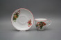 Coffee cup 0,18l and saucer Ofelia Christmas ornament CL č.2