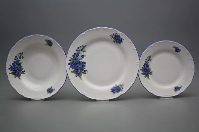 Plate set Ofelia Forget-me-not 18-piece CAL č.1