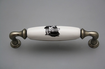 Rustic handles 128mm Rococo dolls FV č.1