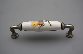 Rustic handles 128mm Sunflowers FV