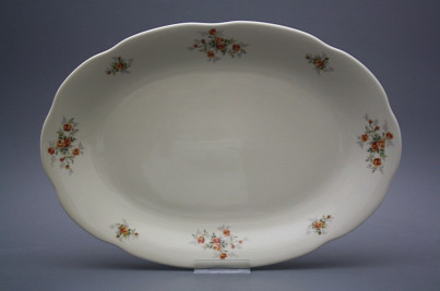 Oval dish 38cm Alaska ECRU Tea roses BB č.1