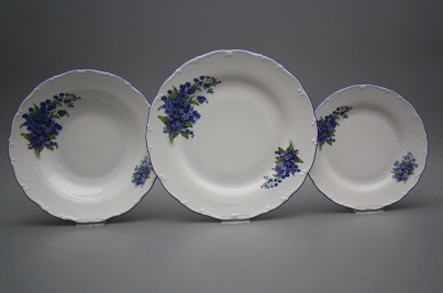 Plate set Ofelia Forget-me-not 18-piece DAL č.1