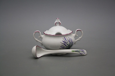 Mustard bowl 0,15l with spoon Ofelia Lavender FL č.1