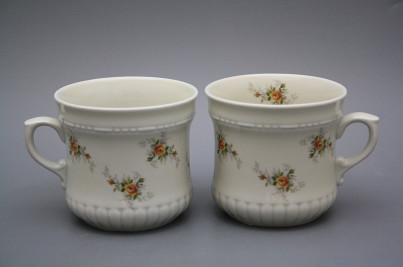Pearl mug big 0,37l ECRU Tea roses BB č.1