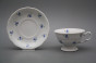 Tea cup 0,2l with saucer Alaska Forget-me-not Sprays BB č.2