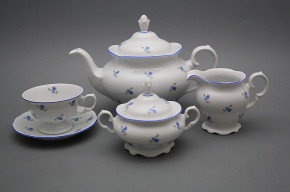 Tea set Alaska Forget-me-not Sprays 15-piece AL