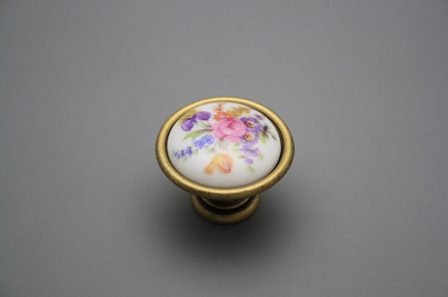 Rustic knobs 35mm Bouquet with irises č.1