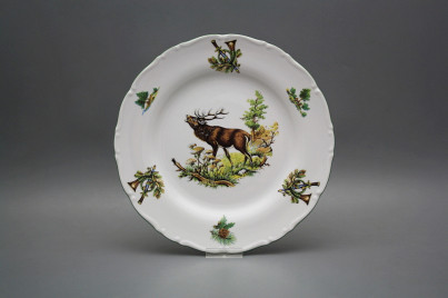Flat plate 25cm Ofelia Roaring deer FZL č.1