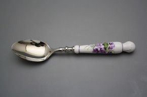 Soup spoon Bohemia 1987 Violets FL