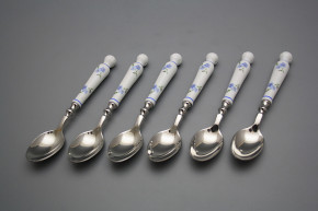 Set of teaspoons Bohemia 1987 Forget-me-not Sprays 6-piece AL