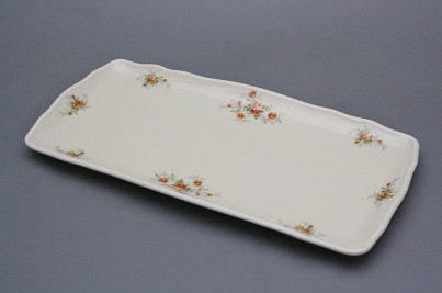 Tray square 33cm Rokoko ECRU Tea roses BB č.1
