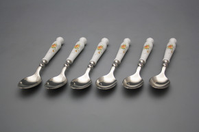 Set of teaspoons Bohemia 1987 Tea roses 6-piece BB