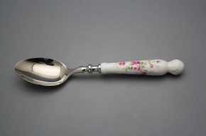 Soup spoon Bohemia 1987 Pink roses BB