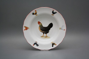 Deep plate 23cm Ofelia Hens FCL