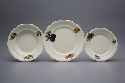 Plate set Alaska ECRU Orchard 12-piece CBB č.1
