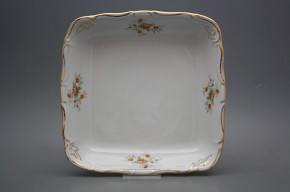 Dish square 25cm Marie Louise Tea roses GL LUX
