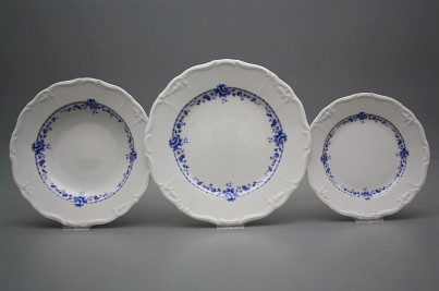 Plate set Maria Louise Royal Blue 36-piece BB č.1