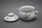 Baking mug 0,6l with cover and handles Cornflowers AL č.2
