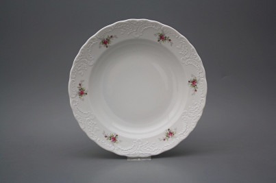 Deep plate 24cm Opera Pink roses BB č.1