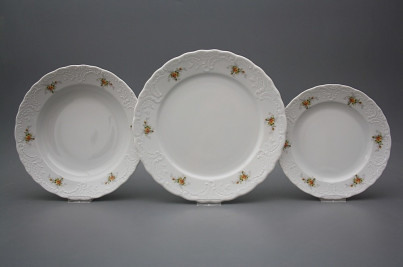 Plate set Opera Tea roses 24-piece BB č.1