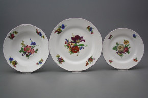 Plate set Ofelia Bouquet 36-piece GFL