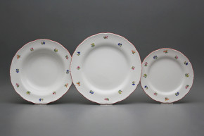 Plate set Ofelia Flower sprays 12-piece ACL
