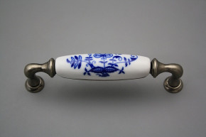 Rustic handles 128mm Blue Onion Leaf FV