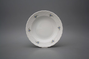 Deep plate 21cm Opera Light blue roses BB