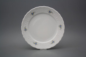 Flat plate 24cm Opera Light blue roses BB