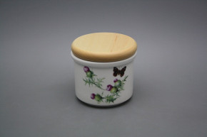 Box with wooden cover A - small Thistle BB