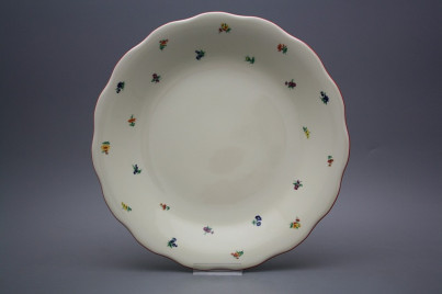 Flat round dish 32cm Alaska ECRU Sprays ACL č.1