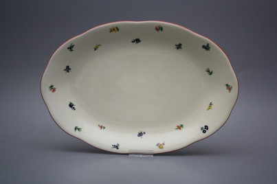 Oval dish 33cm Alaska ECRU Sprays ACL č.1