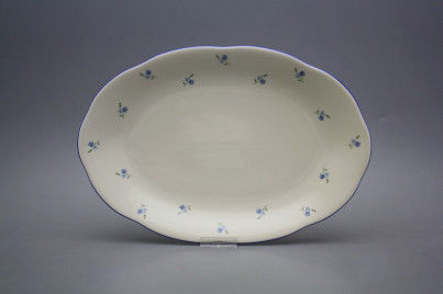 Oval dish 33cm Alaska ECRU Forget-me-not Sprays AAL č.1