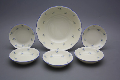 Compote set Alaska ECRU Forget-me-not Sprays 7-piece AAL č.1
