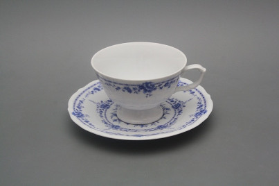 Tea cup 0,18l and saucer Maria Teresa Royal Blue BB č.1