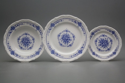 Plate set Maria Teresa Royal Blue 18-piece BB č.1